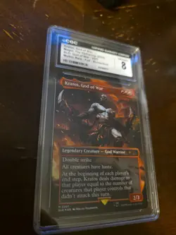 1x Kratos, God of War ~~ Borderless - Foil NM-Mint, English Secret Lair MTG Magi - Image 2