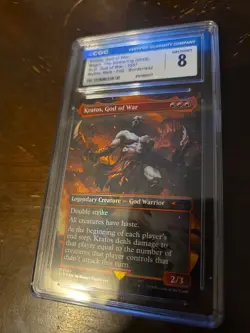 1x Kratos, God of War ~~ Borderless - Foil NM-Mint, English Secret Lair MTG Magi - Image 3
