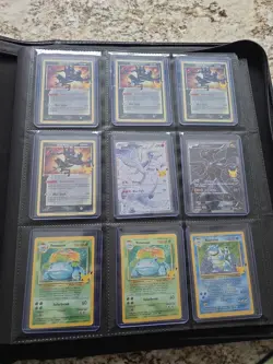 25th anniversary Celebrations Pokemon Top Loader Binder Lot. - Image 1