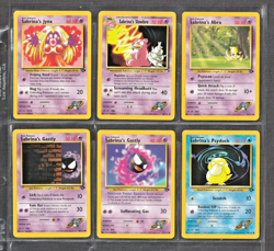 LOT OF 6 Sabrina's Pokemon 1999-00 Gym Heroes /Challenge/132 #57 60 94 96 97 99 - Image 1