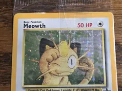 Pokemon Wotc Black Star Promo #10 Sealed MEOWTH,,,not played - Image 2