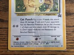 Pokemon Wotc Black Star Promo #10 Sealed MEOWTH,,,not played - Image 3