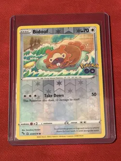 Bidoof (Ditto) 059/078 Pokemon GO Reverse Holo NM/VLP - Image 1