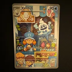 Pokemon TCG Vanillish 190/182 SV04 Paradox Rift Illustration Rare Holo EN - Image 1