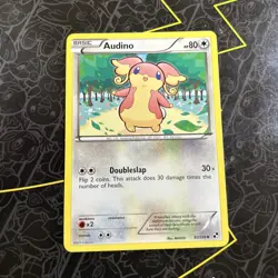 Pokemon TCG Audino Black and White 87/114 Regular Uncommon - Image 1