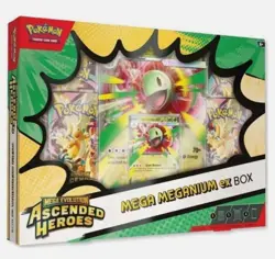 Pokemon TCG Ascended Heroes Mega Meganium EX Box - Brand New & Sealed - Image 1