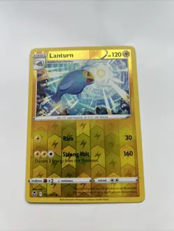 Pokemon TCG Lanturn Silver Tempest 052/195 Reverse Holo Uncommon - Image 1