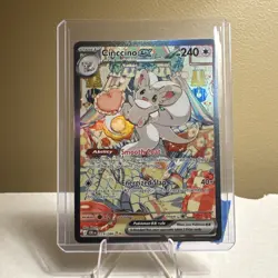 Cinccino ex 119/086 Chaos Rising SIR Full Art Holo EX English 240HP - Image 1