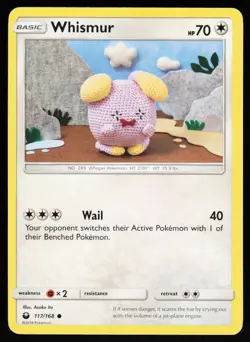Whismur 117 168 C Celestial Storm Pokemon Lightly Played - Image 1