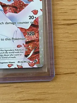 Pokemon Reshiram Full Art Rc22/Rc25 Legendary Treasures: Radiant Collection Holo - Image 4