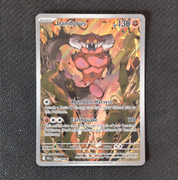 The Pokemon Company Landorus 131/086 Sv: Black Bolt IR Full Art Holo ENG HP130 - Image 1