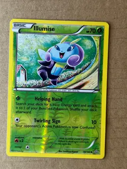 ILLUMISE 18/160 COMMON PRIMAL CLASH POKEMON REVERSE HOLO LIGHTLY PLAYED - Image 1