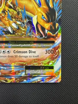 Mega M Charizard Y EX 13/108 XY Evolutions Holo 2016 Pokemon Card NM #29 - Image 3