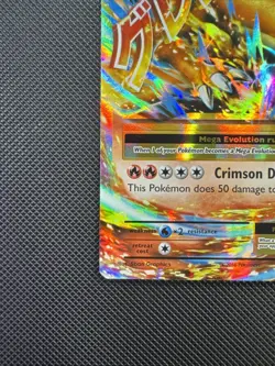 Mega M Charizard Y EX 13/108 XY Evolutions Holo 2016 Pokemon Card NM #29 - Image 4