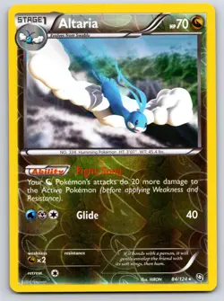 Altaria 84/124 Dragons Exalted Pokemon Reverse Holo Lightly Played - Image 1