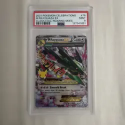 Pokemon 2021 Celebrations Classic Collection M Rayquaza EX 76/108 PSA 9 Holo - Image 1