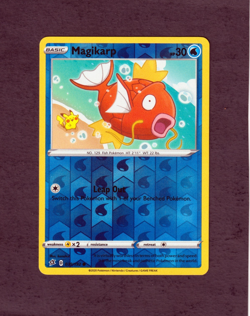 2020 POKEMON MAGIKARP 39/192 -REBEL CLASH-COMMON -REVERSE HOLO -NM/LP-Excellent - Image 1