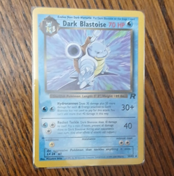 Nintendo Dark Blastoise 3/82 Team Rocket Unlimited Rare ENG 2000 70HP - Image 1