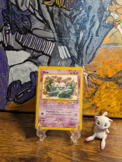 Vintage Pokemon WoTC 2000 🧬 Mew Black Star Promo #47 Lilypad Mew 🌿 - Image 1