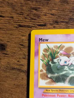 Vintage Pokemon WoTC 2000 🧬 Mew Black Star Promo #47 Lilypad Mew 🌿 - Image 3