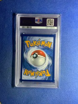 2025 POKEMON PRE EN-PRISMATIC EVOLUTIONS POKE BALL REVERSE HOLO FAN ROTOM PSA 8 - Image 2