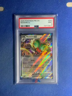 2025 POKEMON PRE EN-PRISMATIC EVOLUTIONS #091 NOIVERN EX PSA 9 - Image 1