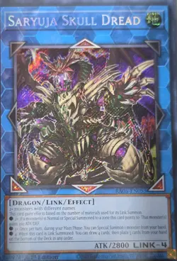 Saryuja Skull Dread RA05-EN053 Secret Rare 1st Edition Yu-Gi-Oh NM - Image 1
