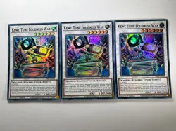 3 x Kewl Tune Loudness War PHRE-EN038 Super Rare 1st Edition YuGiOh Playset NM - Image 1
