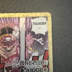 Thunder Bolt - OP03-121 C - One Piece TCG Judge Promo Foil Stamped English NM - Image 3