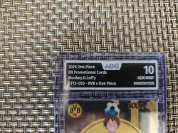 One Piece x BVB Monkey D Luffy Ruffy Promo Card ST13-003 AOG 10 - Image 4