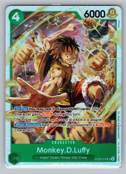 One Piece Starter Deck EX: Luffy & Ace #ST30-012 Monkey.D.Luffy - Image 1