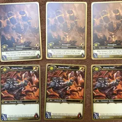 Lot Of 13 World of Warcraft WoW TCG Molten Core Raid Deck - Image 2