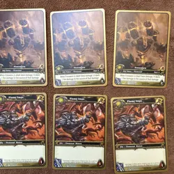 Lot Of 13 World of Warcraft WoW TCG Molten Core Raid Deck - Image 3