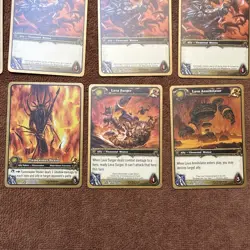 Lot Of 13 World of Warcraft WoW TCG Molten Core Raid Deck - Image 4