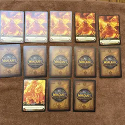 Lot Of 13 World of Warcraft WoW TCG Molten Core Raid Deck - Image 5