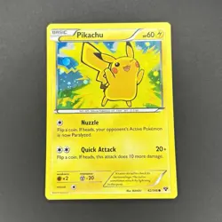 Pokemon Pikachu TCG Holo Card 42/146 2014 Movie Promo - Image 1