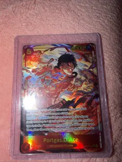 Bandai One Piece Card Game Portgas D. Ace OP16-118 SEC Alt Art - Image 3