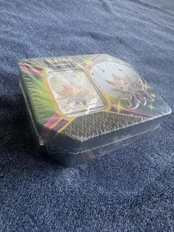 Pokemon TCG Shining Fates Eldegoss V Tin Collectible NEW Foil Card Booster Pack - Image 2