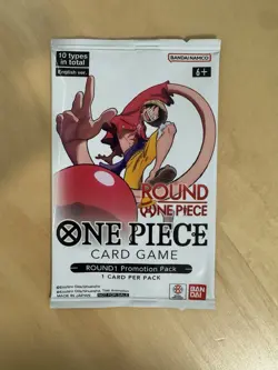 ONE PIECE Card Game ROUND 1 Promo Pack English SEALED **SHIPS NEXT DAY** - Image 1