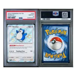 2024 POKEMON Graded Card PAF EN-PALDEAN FATES SHINY RARE #202 SNORLAX PSA 10 - Image 2