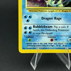 Gyarados 007/130 Base Set 2 Holo Rare Pokemon Card Unlimited Vintage 2000 WOTC - Image 5