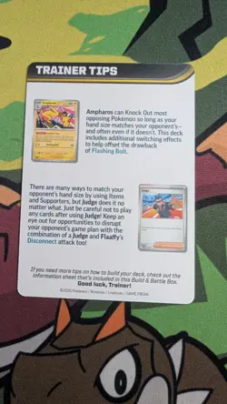 Pokemon Mega Floette Chaos Rising Trainer Tips Art Card - Image 2