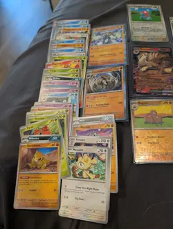 Pokemon TCG SV 151 Bulk Lot With 99 Cards 91 Basic 5 Rev Holo 2 Holo 1 EX Holo - Image 2