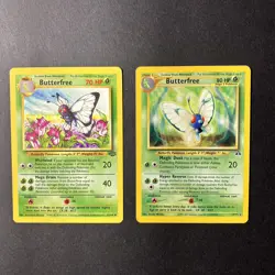 Butterfree Pokemon Card Lot x5 - Featuring Jungle/Neo + Holos & Reverse Holo - Image 2
