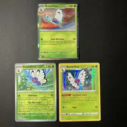 Butterfree Pokemon Card Lot x5 - Featuring Jungle/Neo + Holos & Reverse Holo - Image 4