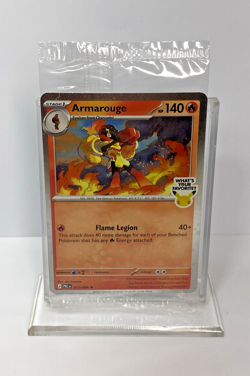 New Rare Armarouge Pokemon Best Buy Promo Card 2026 Pitch Black Collectible - Image 3