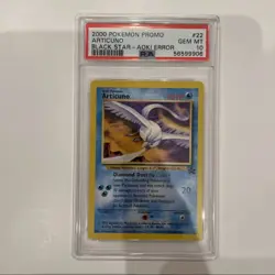 Pokemon - 2000 Black Star Promo - Aoki Error Articuno #22 Card - PSA 10 MINT - Image 1