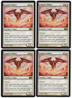 Angelic Arbiter x4 4x M11 Core Set 2011 PLAYSET White Rare Creature MTG NM AZ3 - Image 1