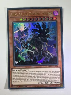 Lord of the Heavenly Prison CH02-EN021 Ultra Rare 1st Edition YuGiOh Card NM - Image 1