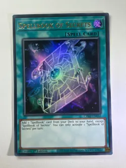Spellbook of Secrets CH02-EN032 Ultra Rare 1st Edition YuGiOh Card NM - Image 1